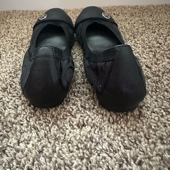 Coach Chelsea Slip On Flats Black Logo Women’s Size 7 - Picture 4 of 5